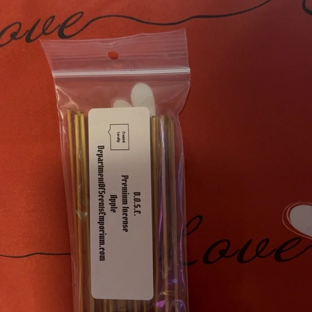 Apple 30 Count Hand Dipped Premium Incense USA Made